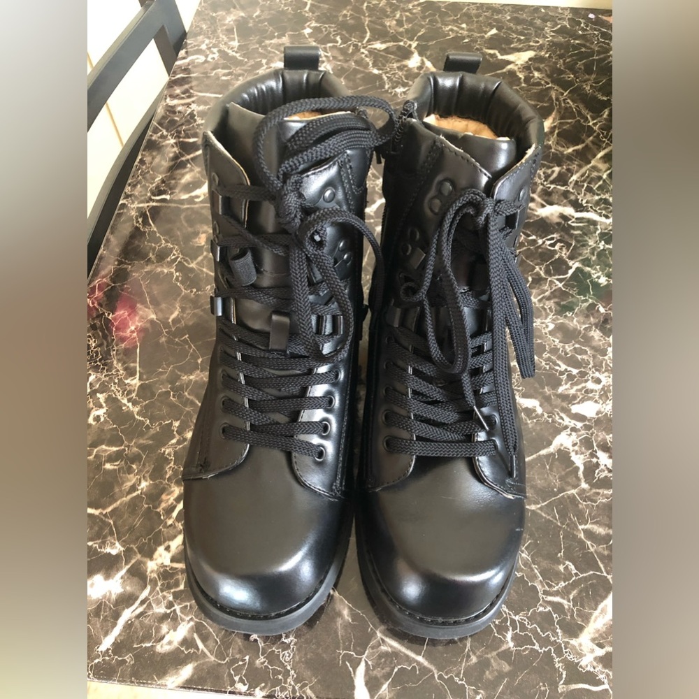 MT. EMEY 504 black boots size 8 4e (xw) - MEN'S SUPRA-DEPTH BOOTS